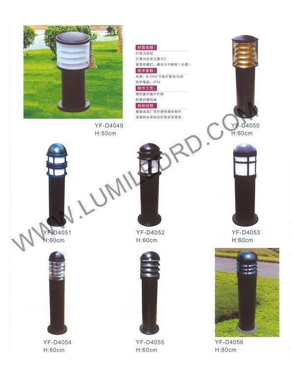 Luz para Cesped YF-D4049 - YF-D4056