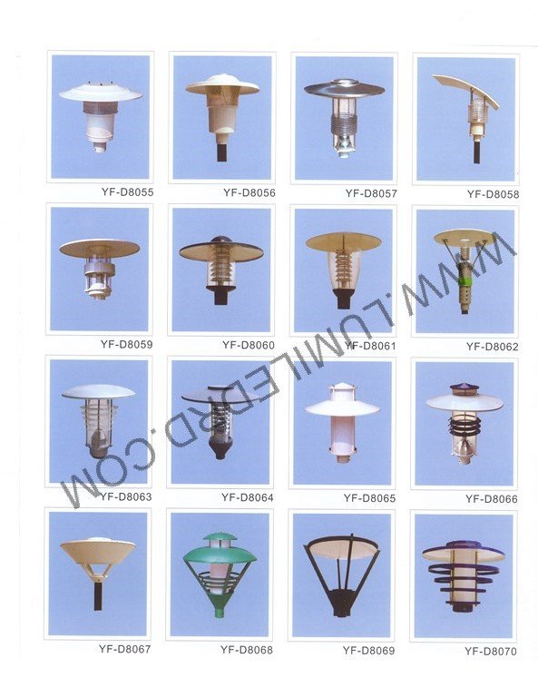 Tipos de Lámpara YF-D8055 - YF-D8070